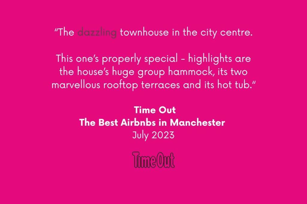 Hammock Heights! Hot Tub,Private Garage,Citycentre Manchester Exterior foto